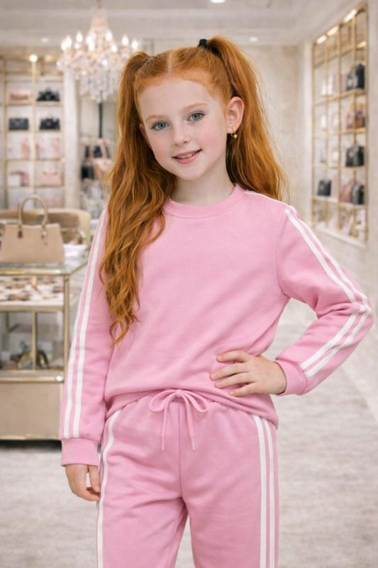 Roze Meiden Trainingspak